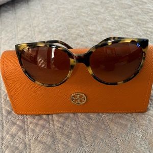 Tory Burch tortoise sunglasses